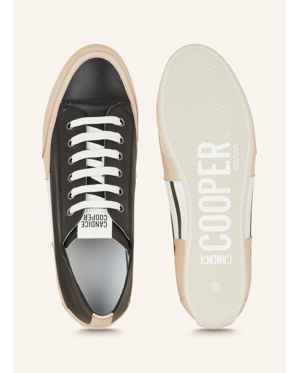 Candice Cooper Black Sneaker ROCK PATCH