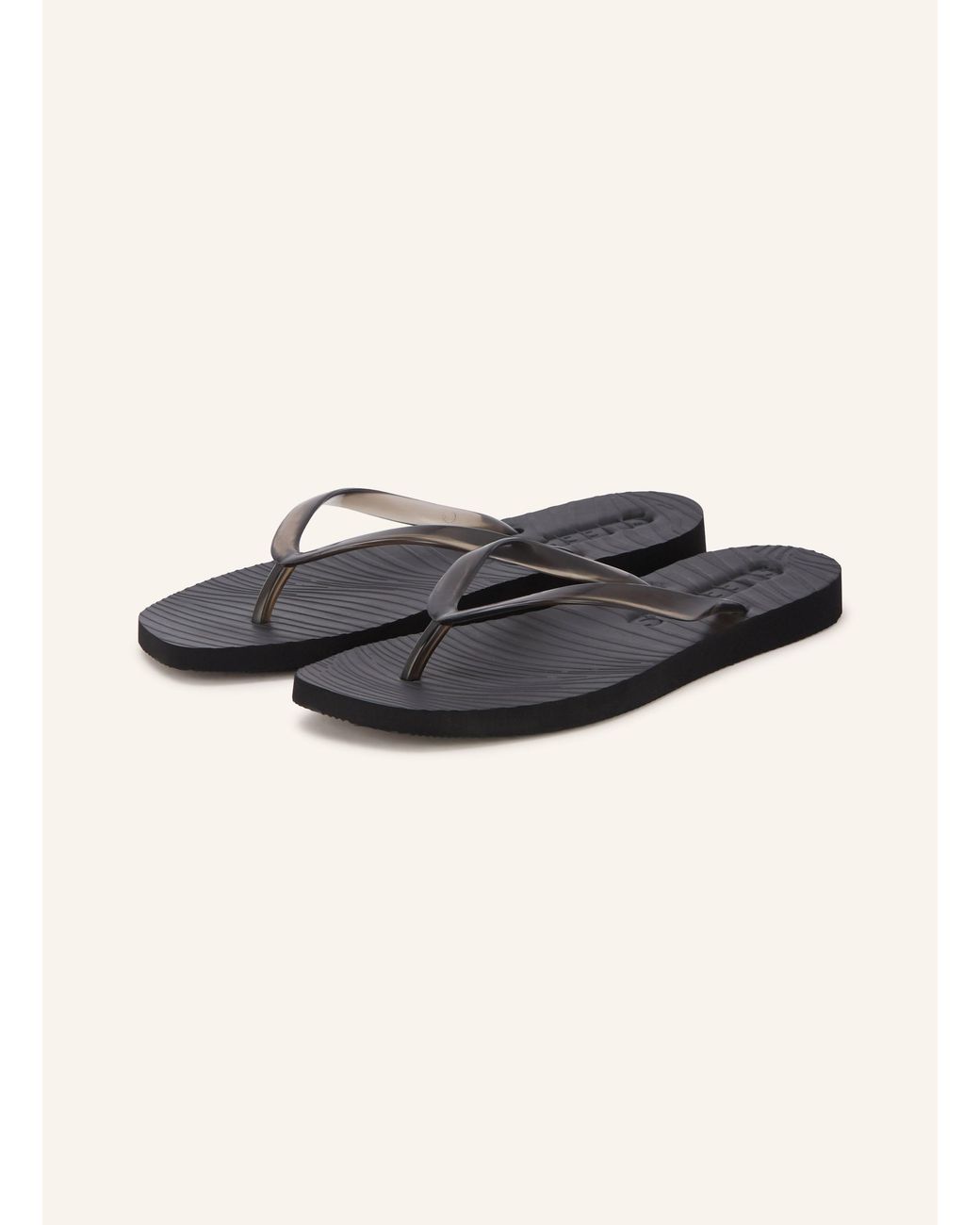 Sleeper Black Flip-Flop TAPERED