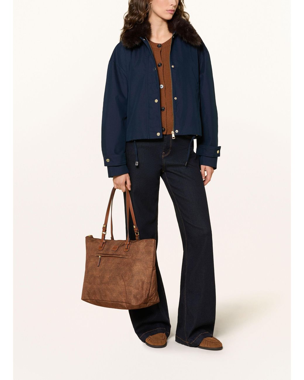 Bric's Natural Shopper X-COLLECTION mit Pouch