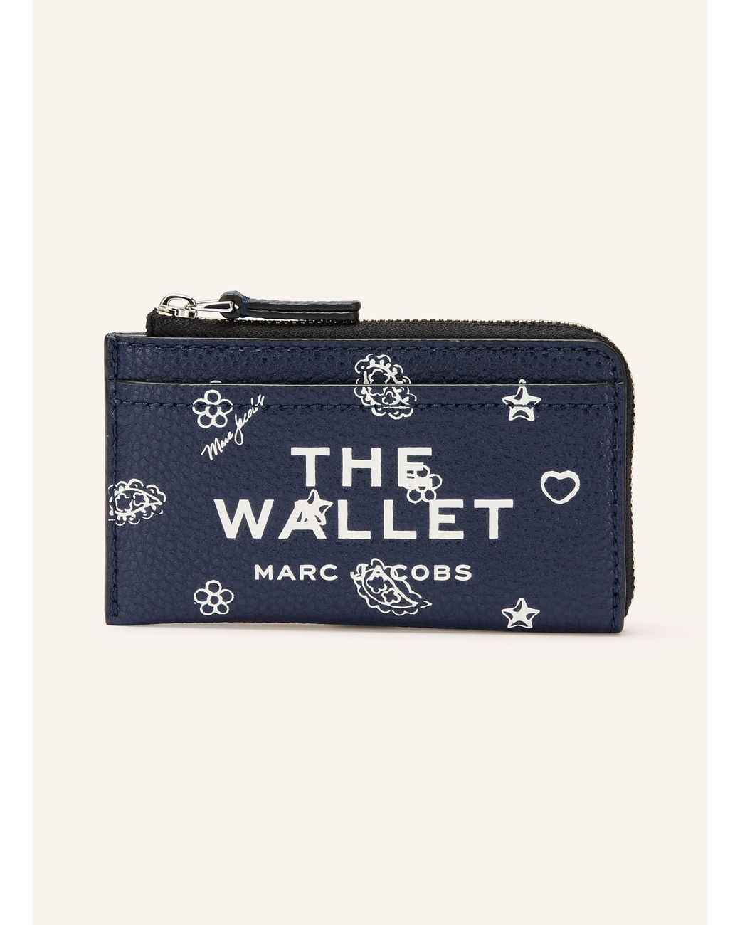 Marc Jacobs Blue Kartenetui mit Münzfach