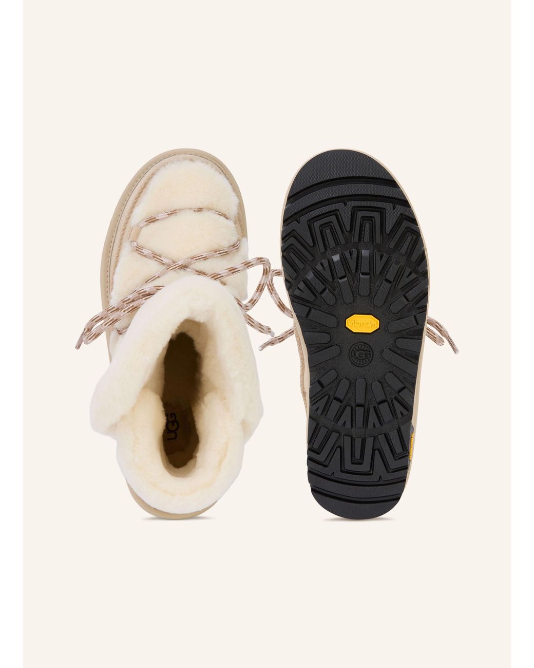 Ugg Natural Boots CLASSIC TREAD FLUFFED