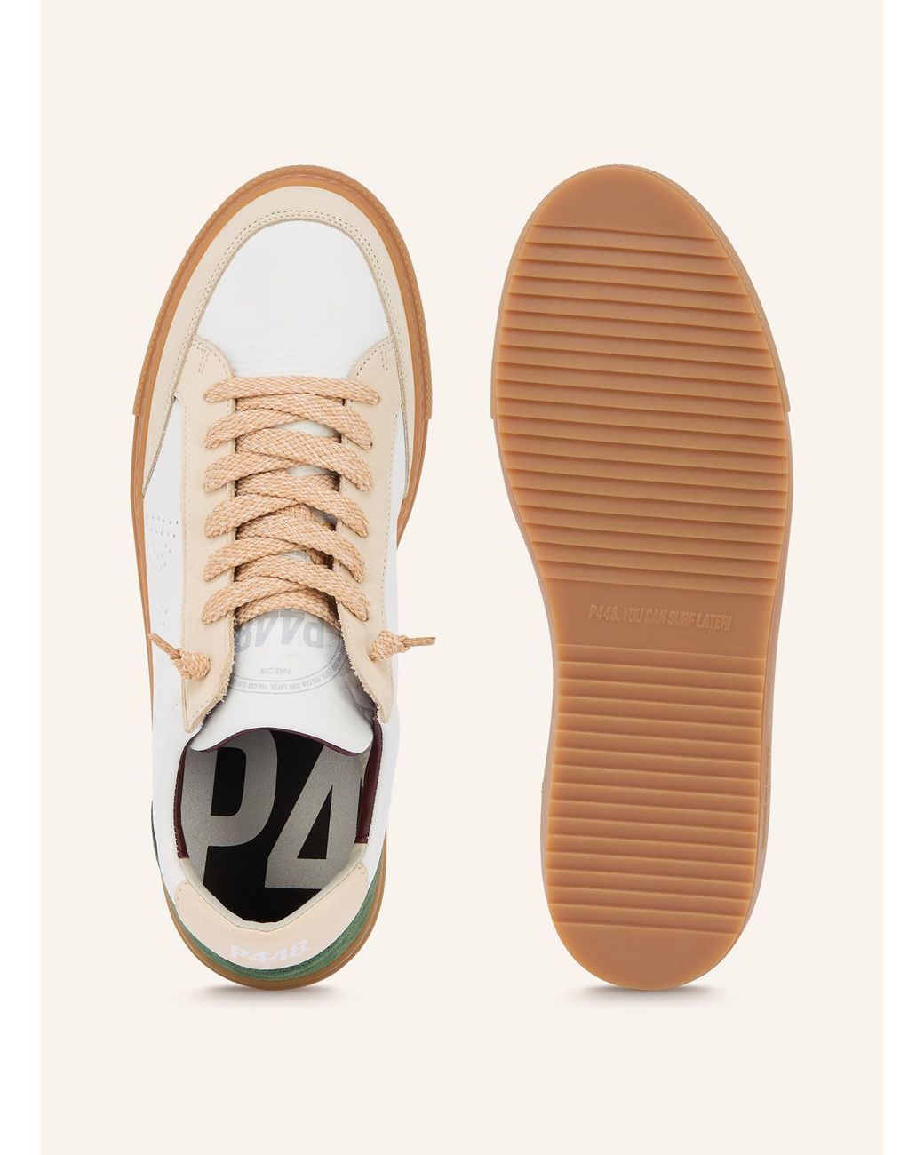 P448 Sneaker SOHO 1 in Natural für Herren