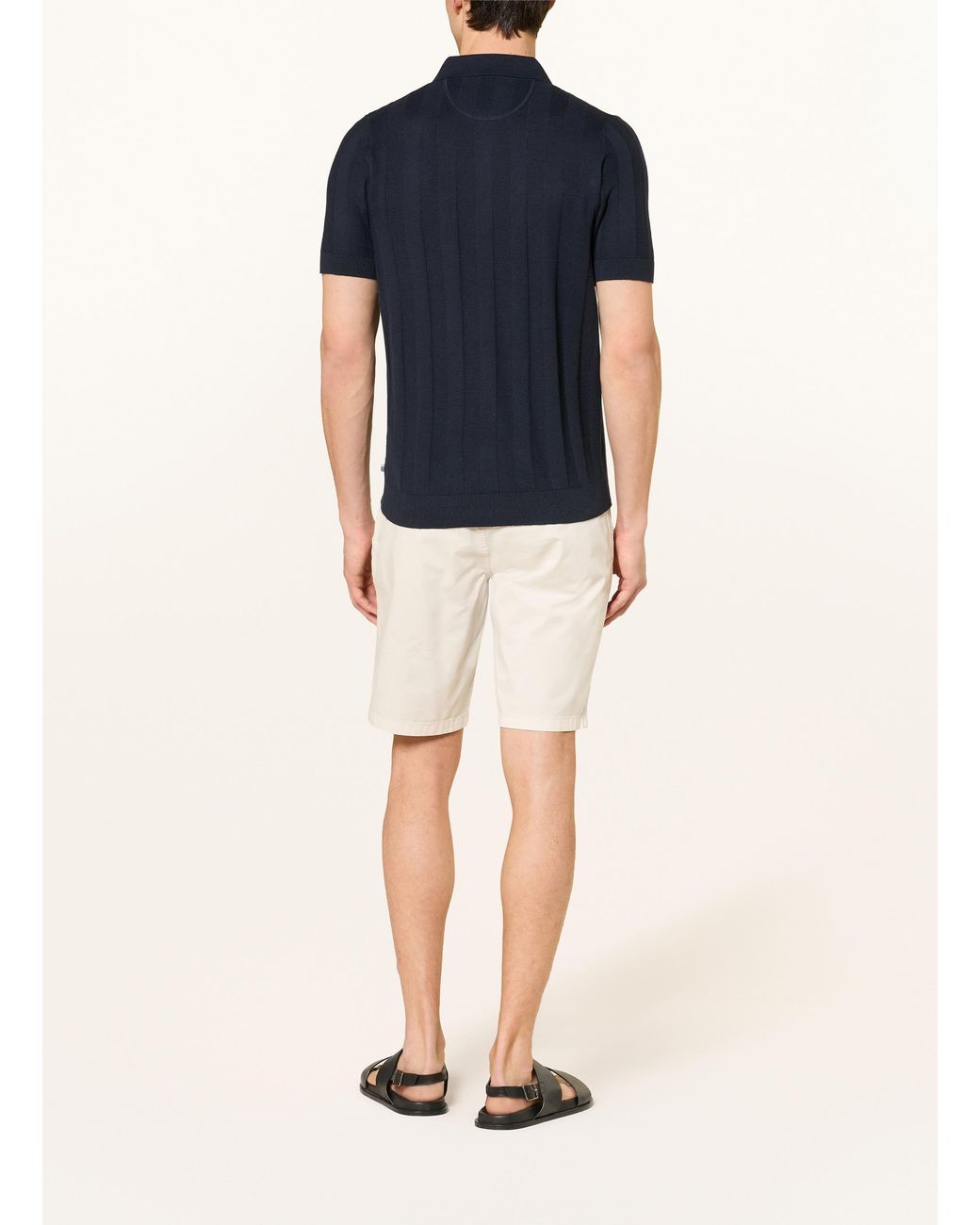 Brax Strick-Poloshirt PASCAL in Blue für Herren