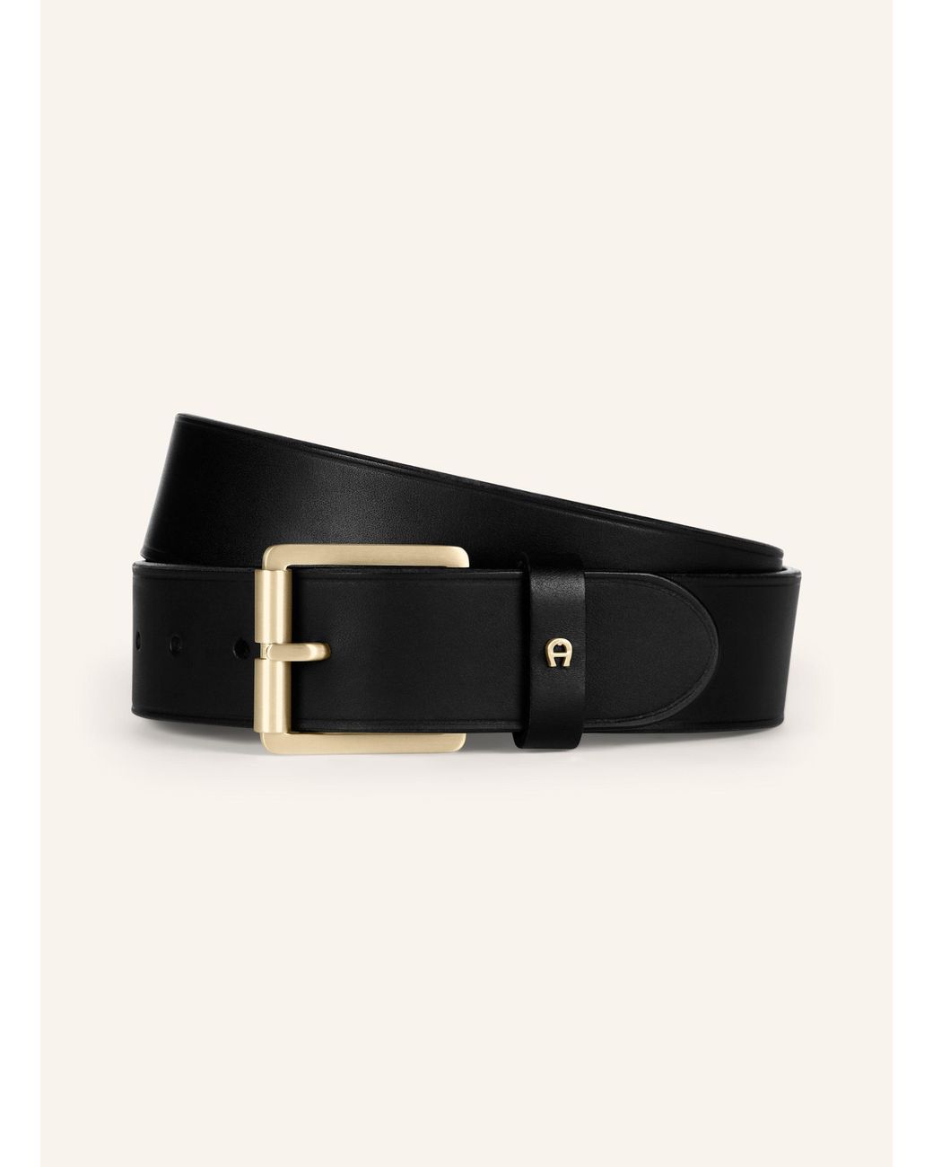 Aigner Black Ledergürtel CASUAL