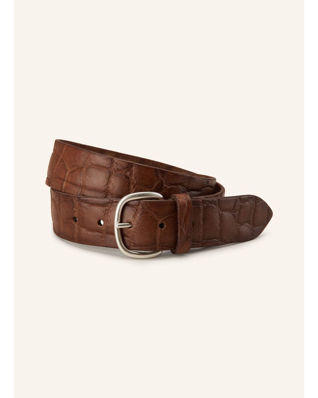 Post & Co Ledergürtel in Brown für Herren