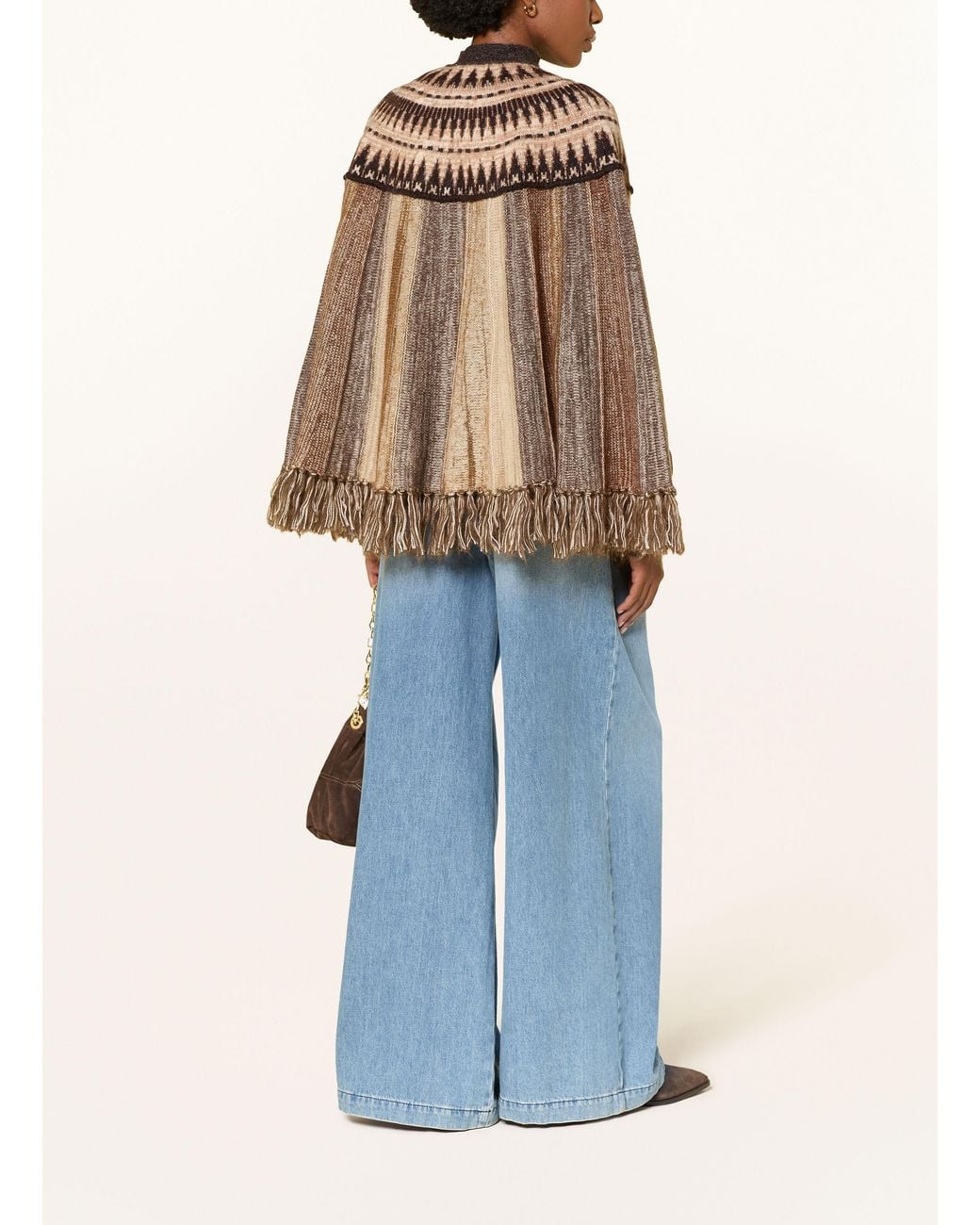 Ba&sh Brown Cape PRATO
