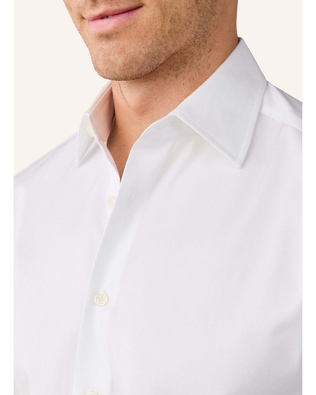 Hackett Freizeithemd TTVL EASYCARE SOLID in White für Herren