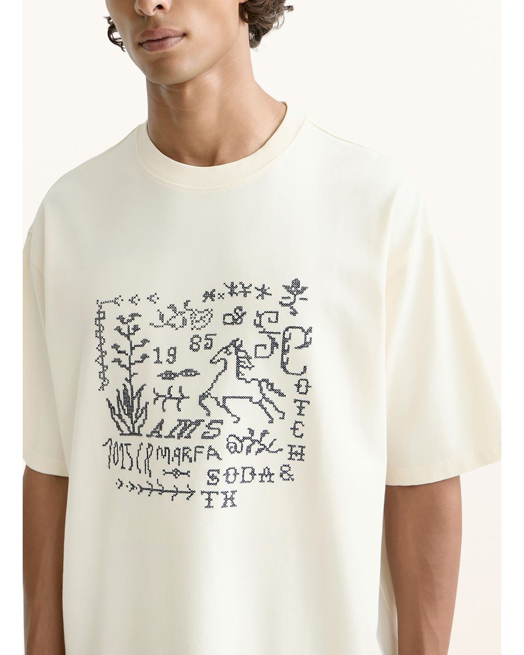 Scotch & Soda T-Shirt in Natural für Herren