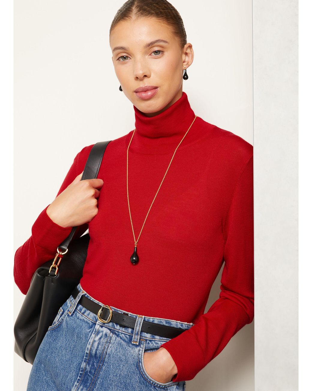 Rohe Red Rollkragenpullover