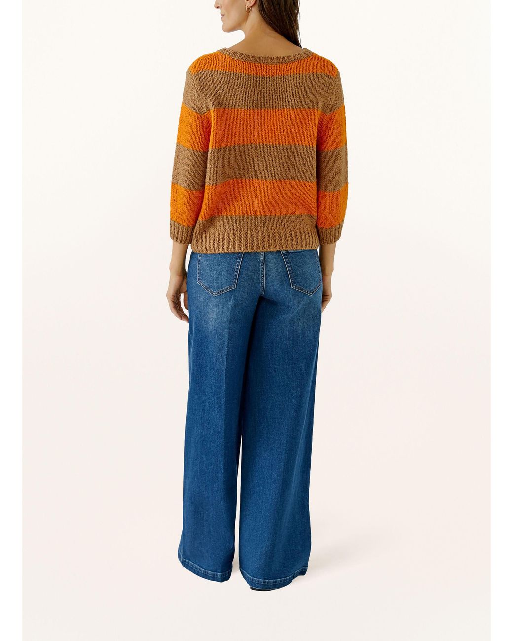 Ouí Orange Pullover mit 3/4-Arm
