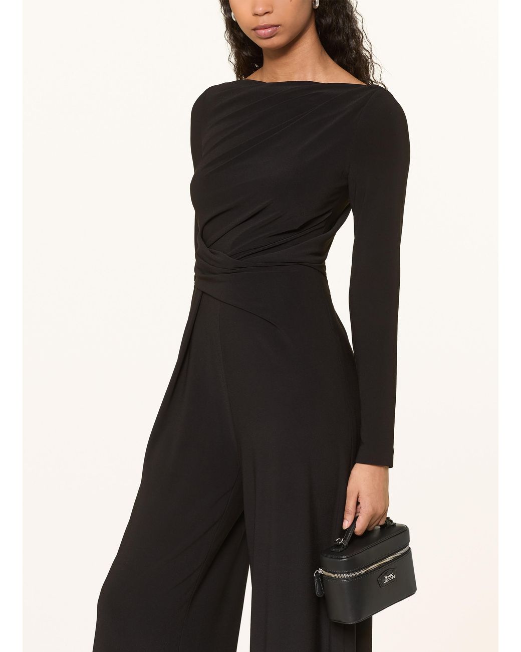 Talbot Runhof Black Jersey-Jumpsuit