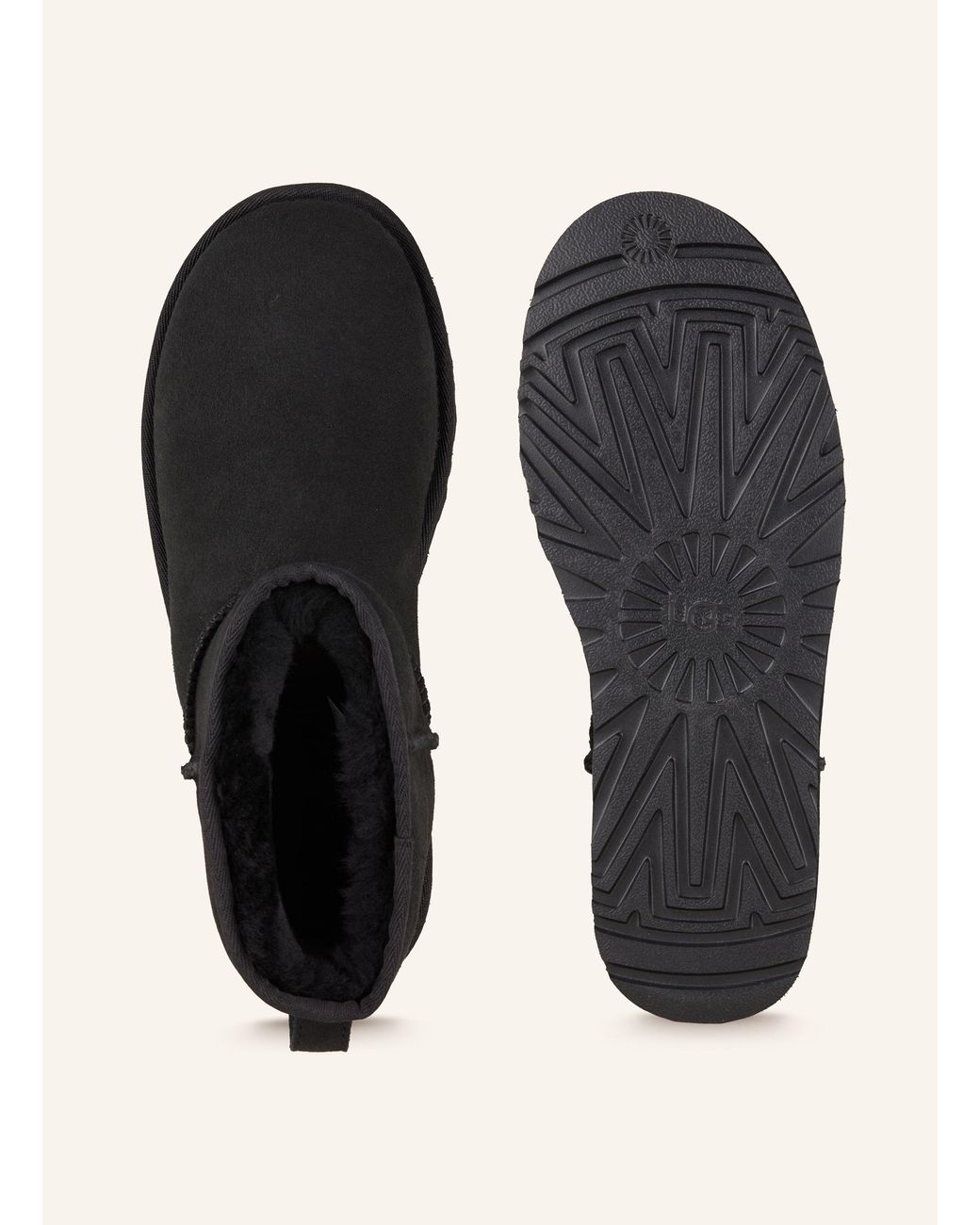 Ugg Black Boots CLASSIC MINI II