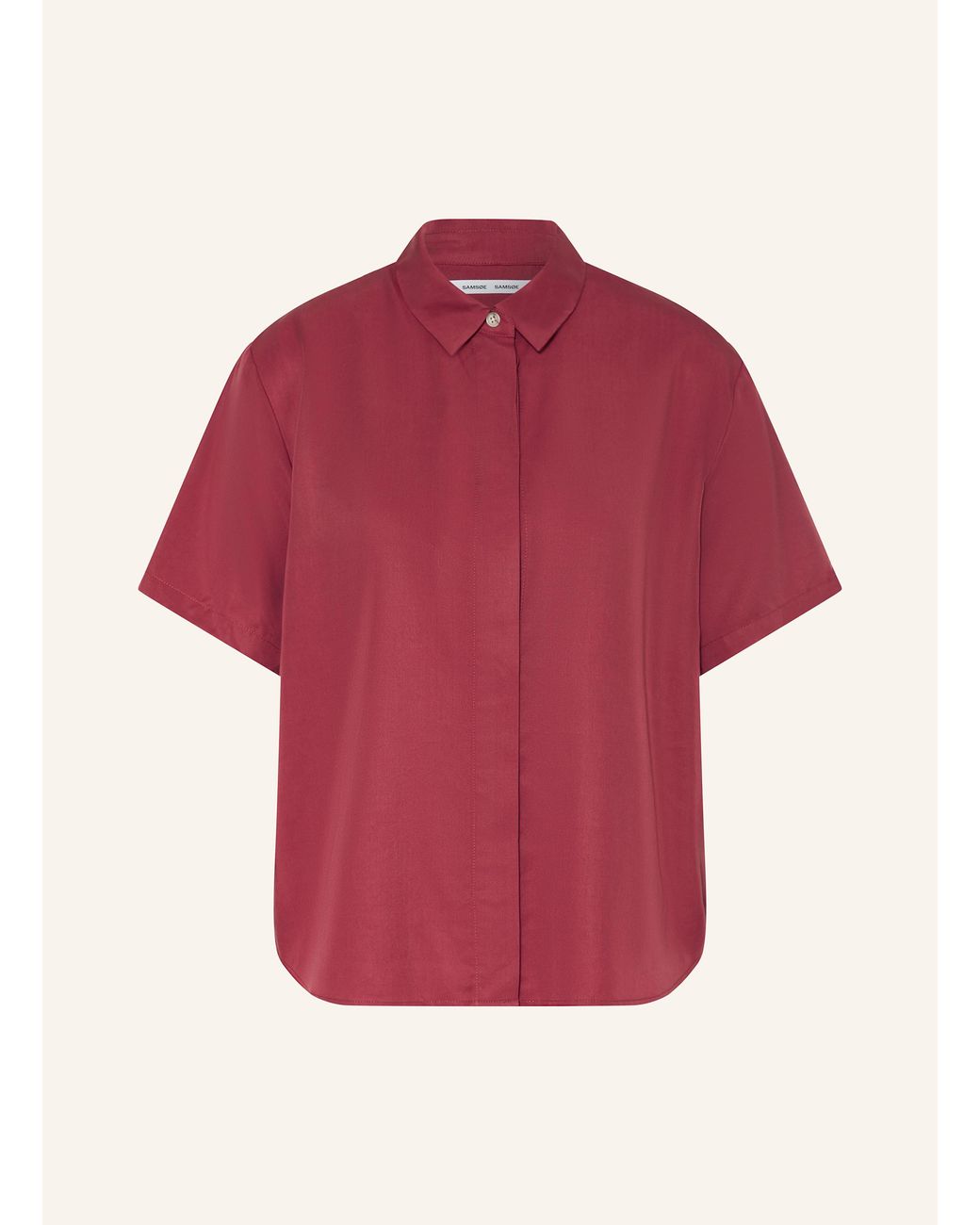 Samsøe & Samsøe Red Hemdbluse MINA