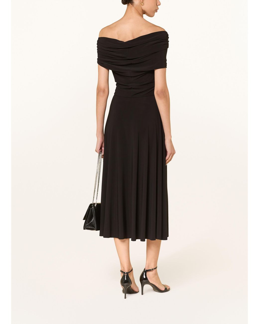 Norma Kamali Black Jerseykleid