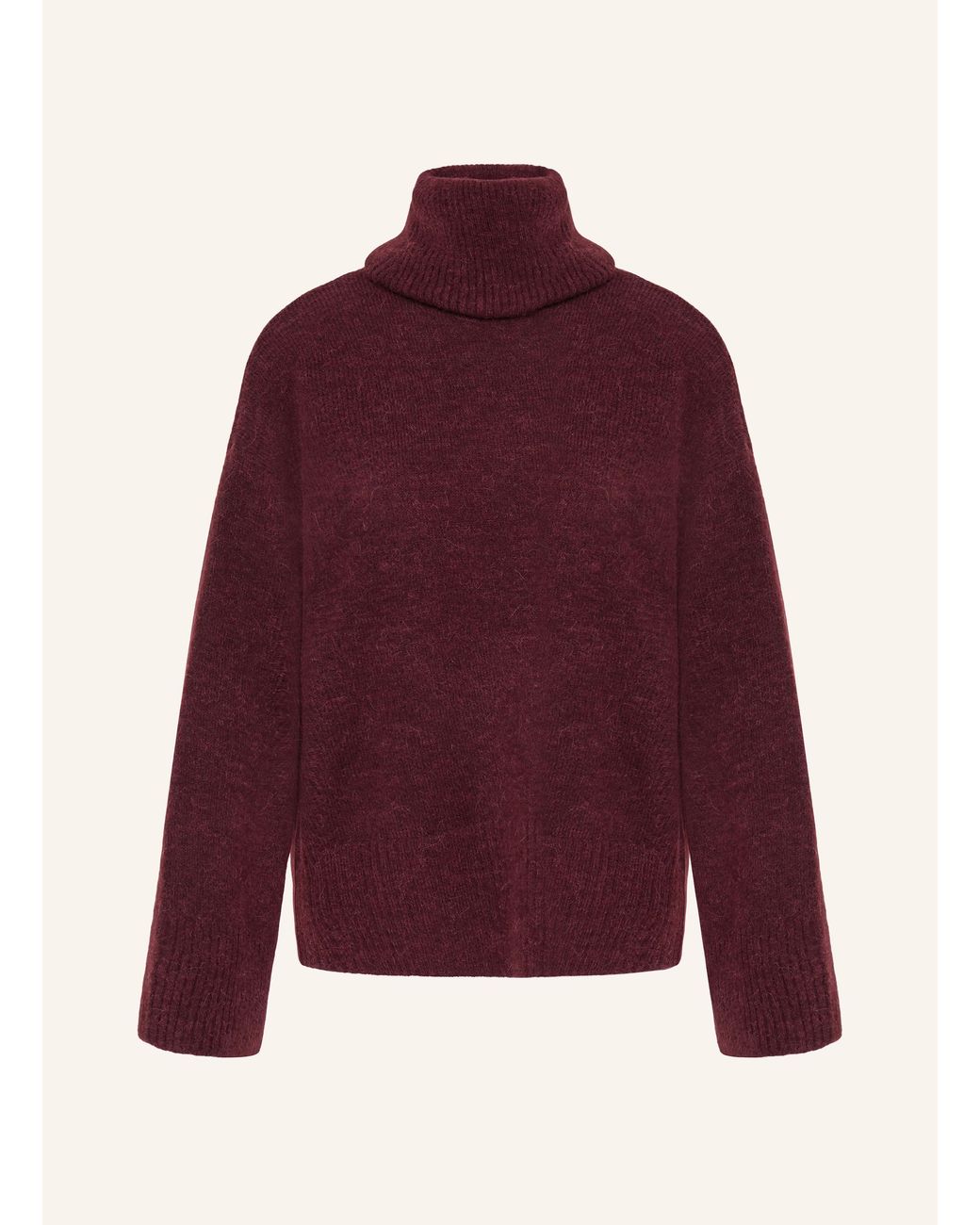 Ichi Red Rollkragenpullover IHKAMARA