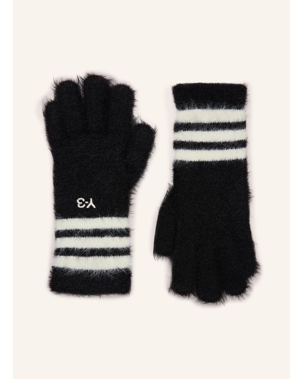 Y-3 Handschuhe 3-STREIFEN in Black für Herren