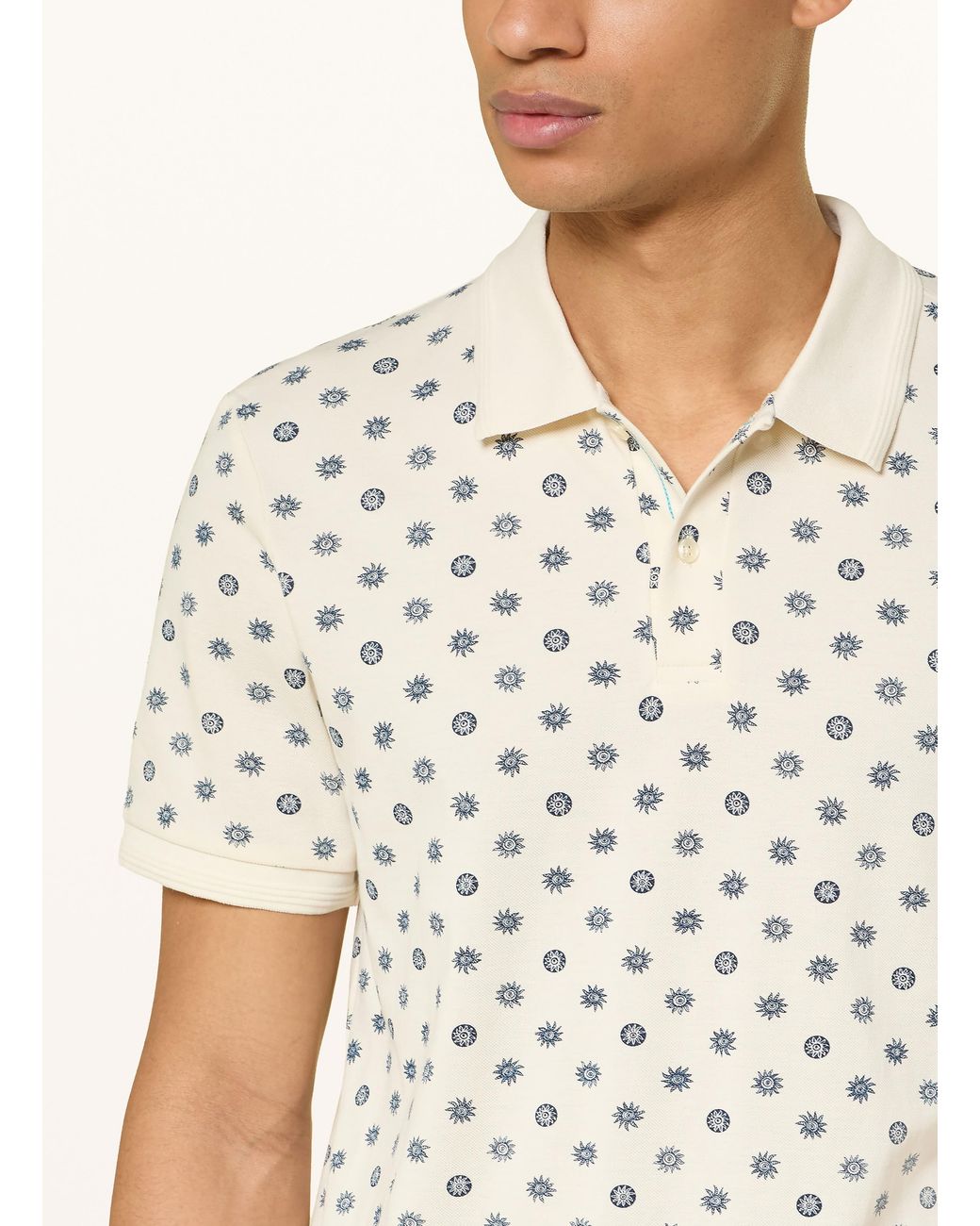 Scotch & Soda Piqué-Poloshirt Regular Fit in Natural für Herren