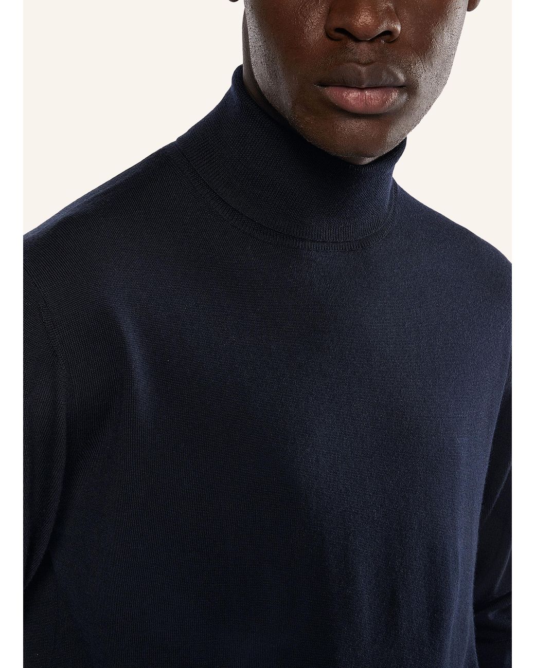 Boggi Rollkragenpullover in Blue für Herren