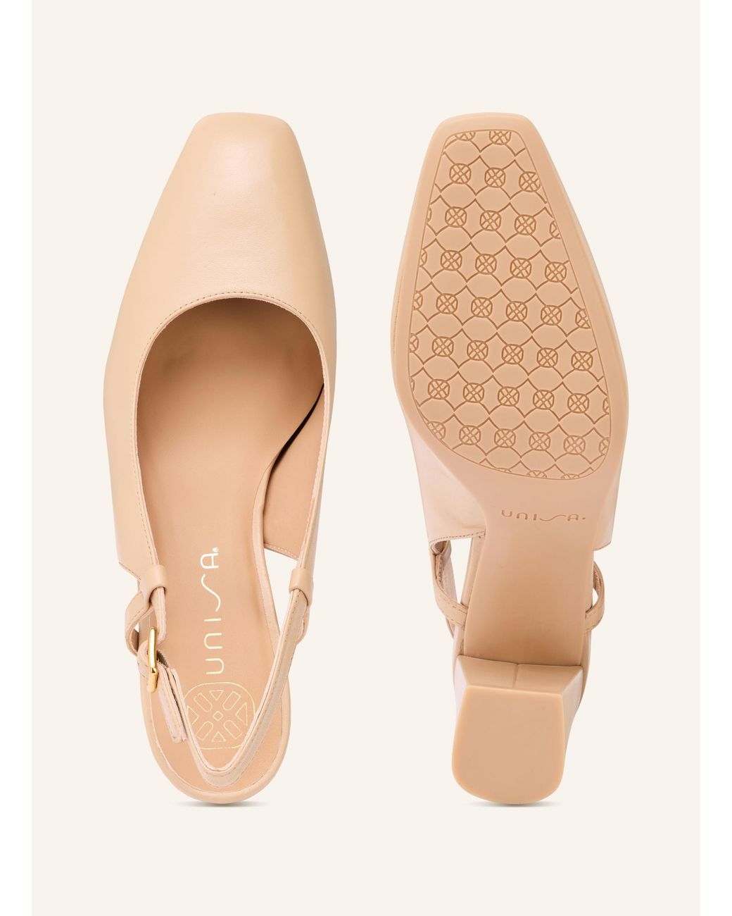 Unisa Natural Slingpumps LOGIC