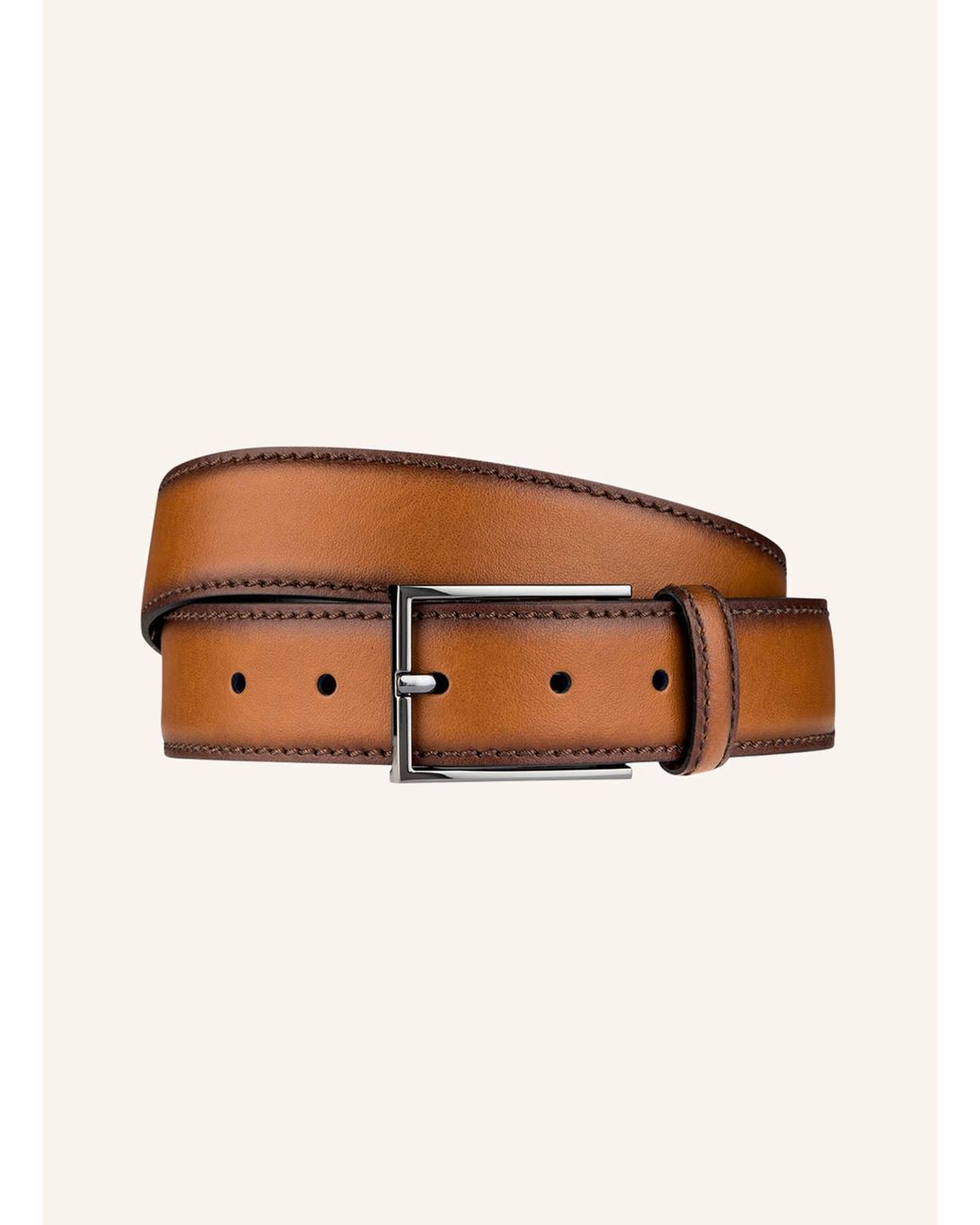 STROKESMAN'S Ledergürtel in Brown für Herren