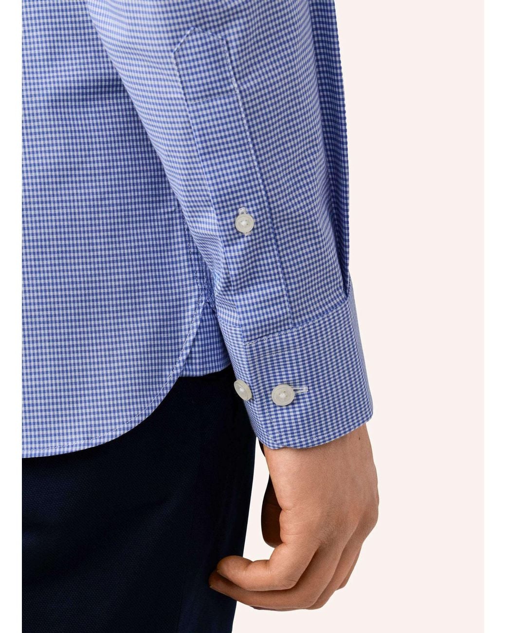 Hackett Freizeithemd BI STRETCH GINGHAM in Blue für Herren