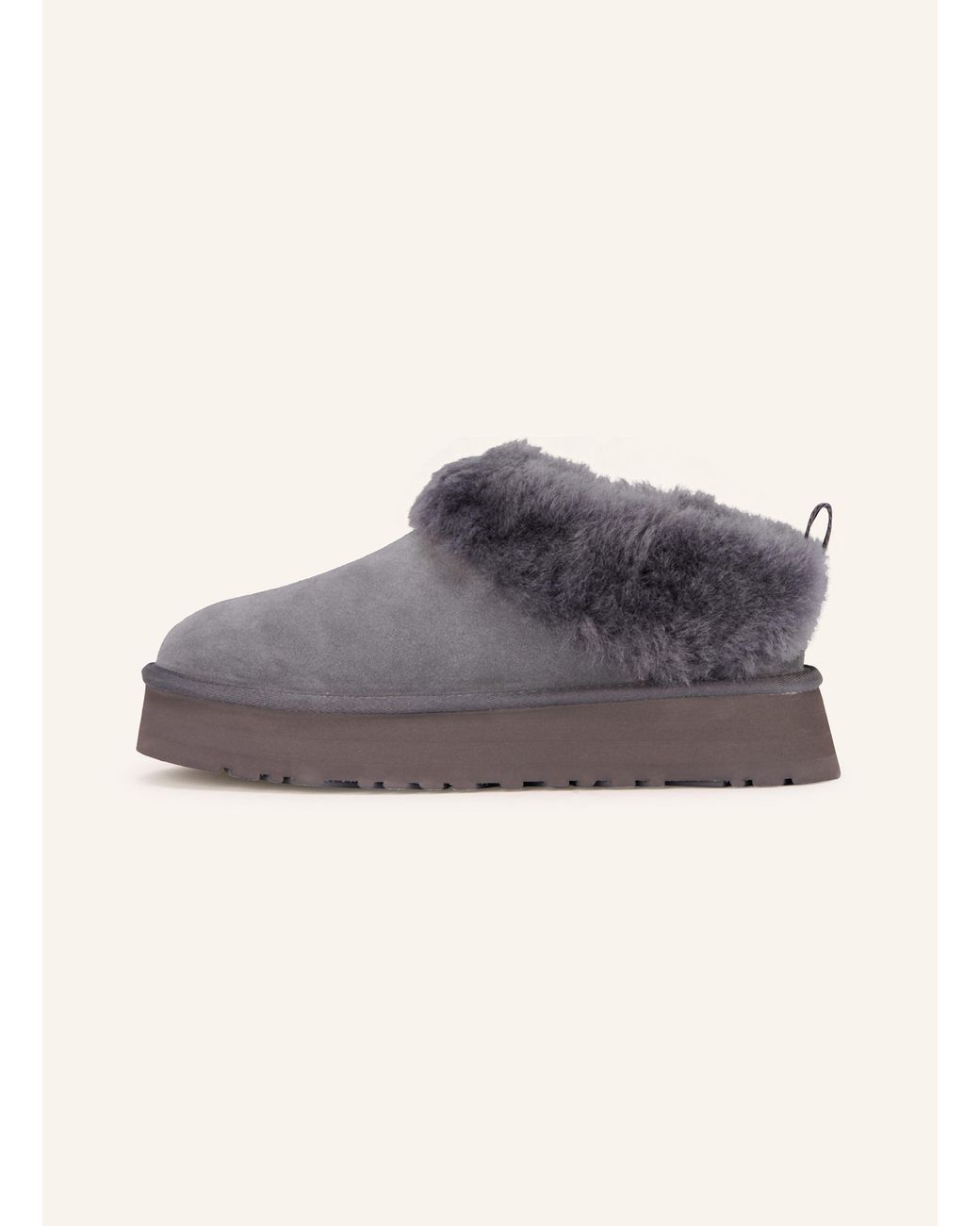 Ugg Gray Plateau-Mules TAZZELLE