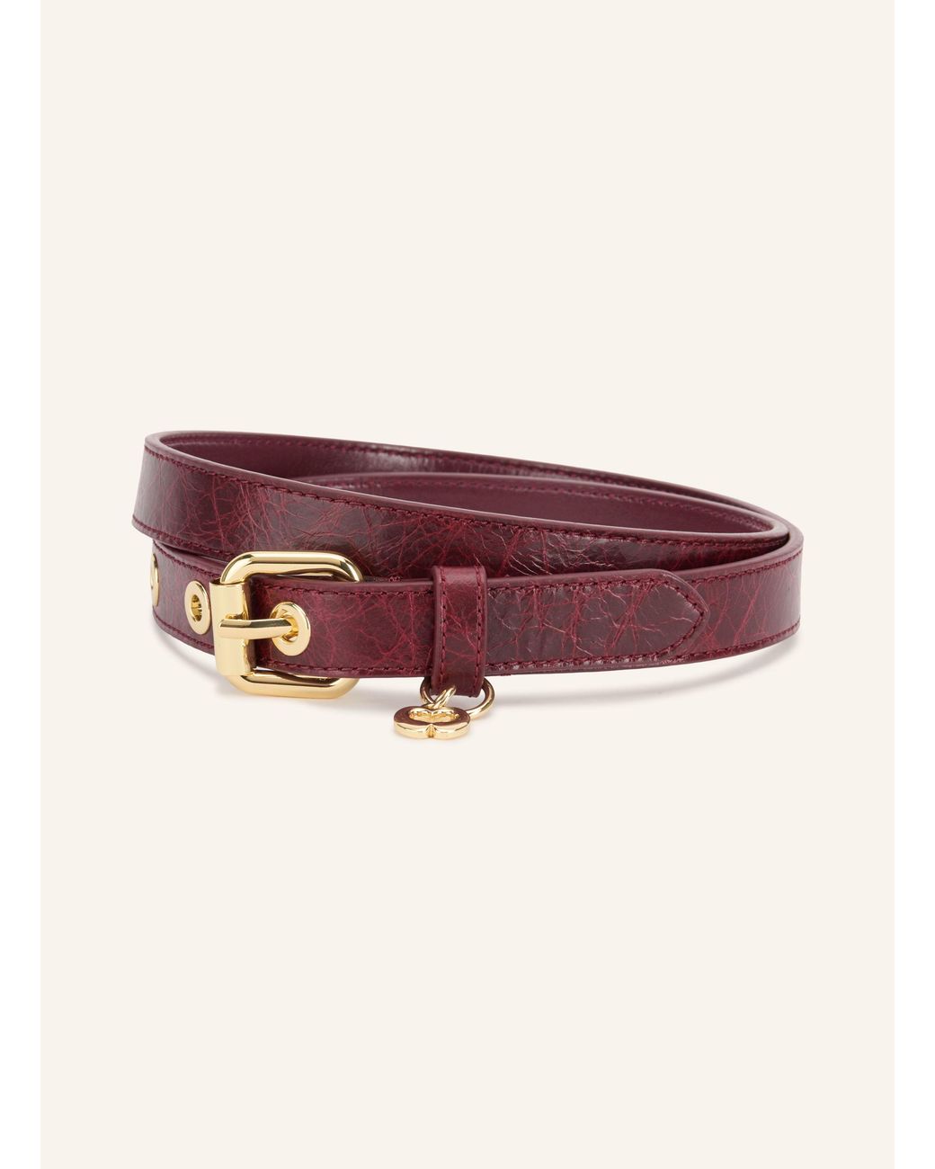 Maje Purple Ledergürtel