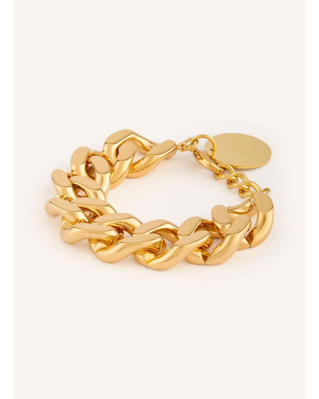 Vanessa Baroni Metallic Armband FLAT CHAIN