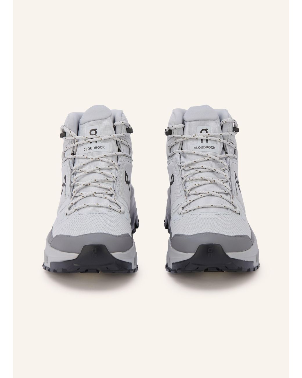 On Shoes Wanderschuhe CLOUDROCK MID WP in Gray für Herren