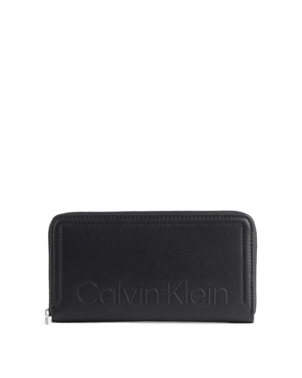 Calvin Klein Wallet in Black | Lyst