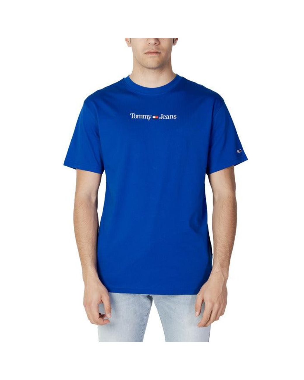 TOMMY HILFIGER JEANS T-shirt in Blue for Men | Lyst