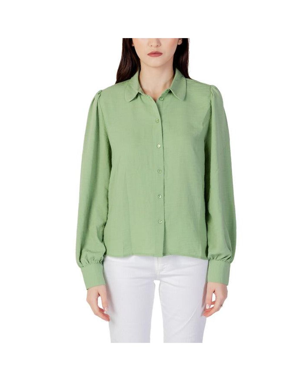 Jacqueline De Yong Shirt in Green | Lyst