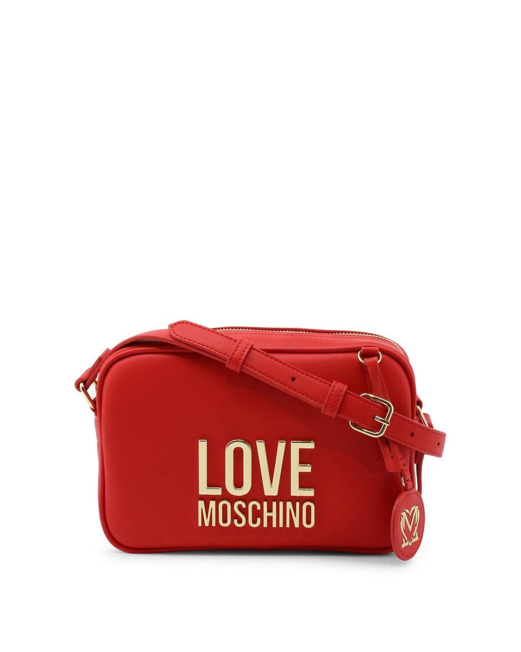 moschino red crossbody bag