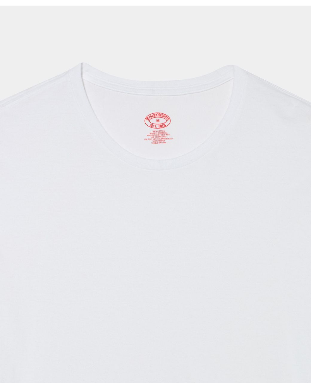 Brooks Brothers White Cotton Undertees for men