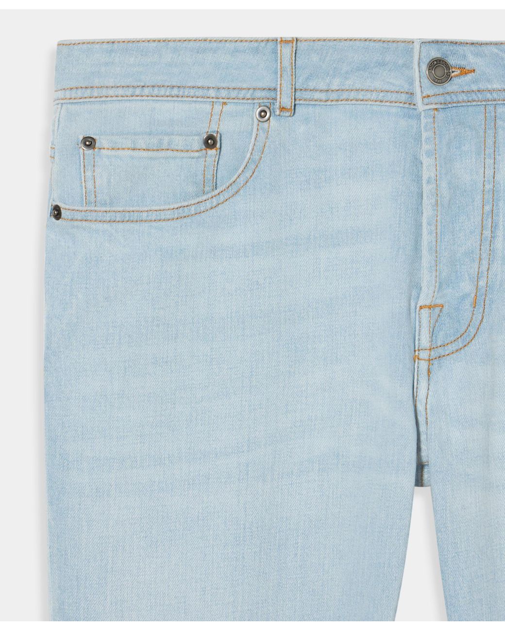 Brooks Brothers Blue 5-Pocket Denim Pants for men