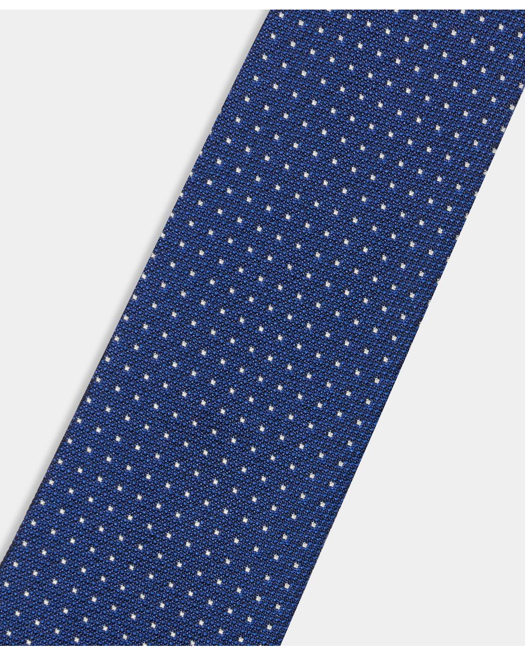 Brooks Brothers Blue Pin Dot Silk Tie for men