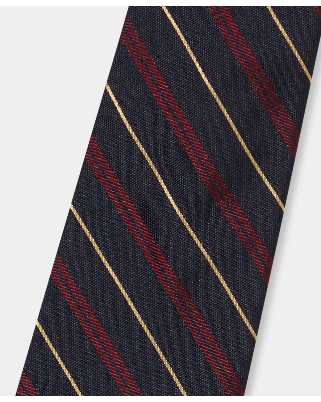 Brooks Brothers Black Regimental Silk Tie for men