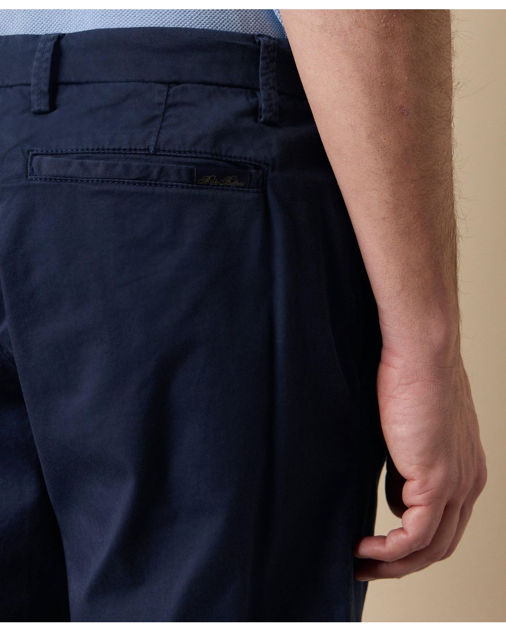 Brooks Brothers Blue Classic Cotton Shorts for men