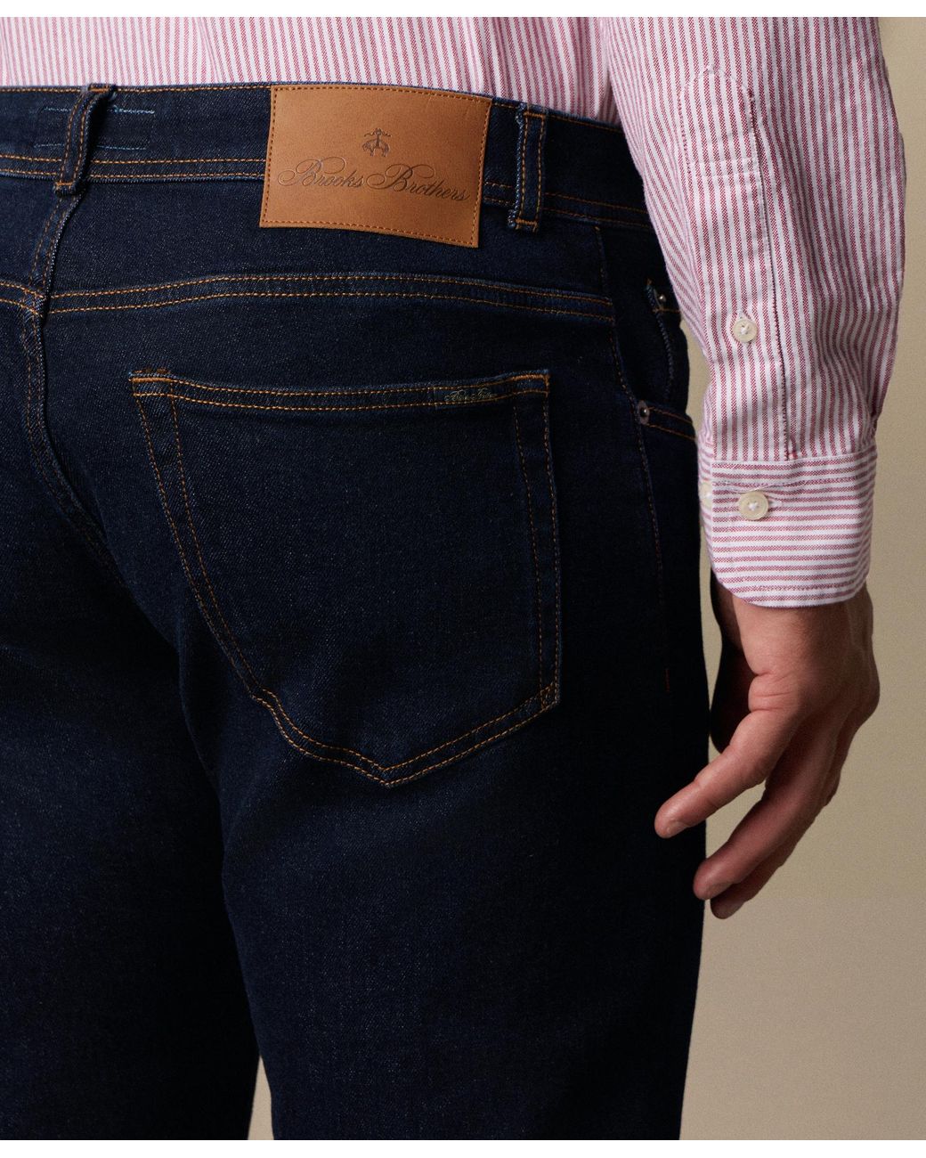 Brooks Brothers Blue 5-Pocket Denim Pants for men
