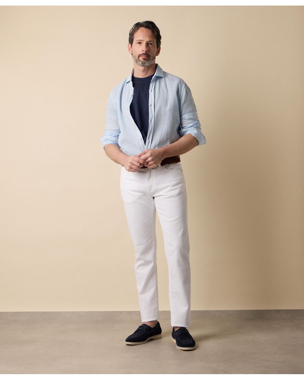Brooks Brothers Blue Cotton T-Shirt for men