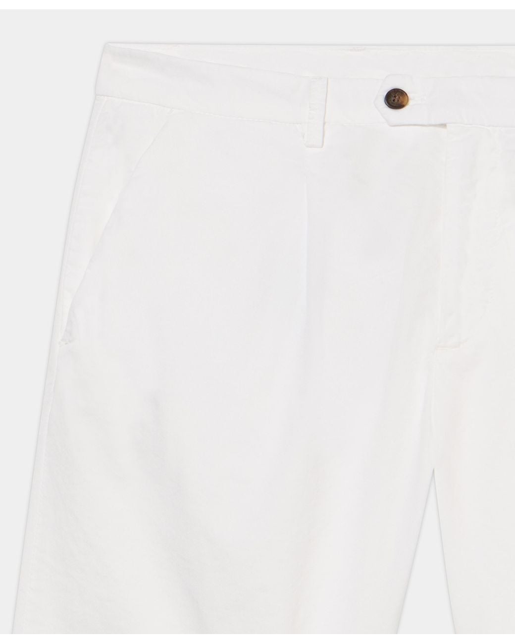 Brooks Brothers White Classic Cotton Shorts for men