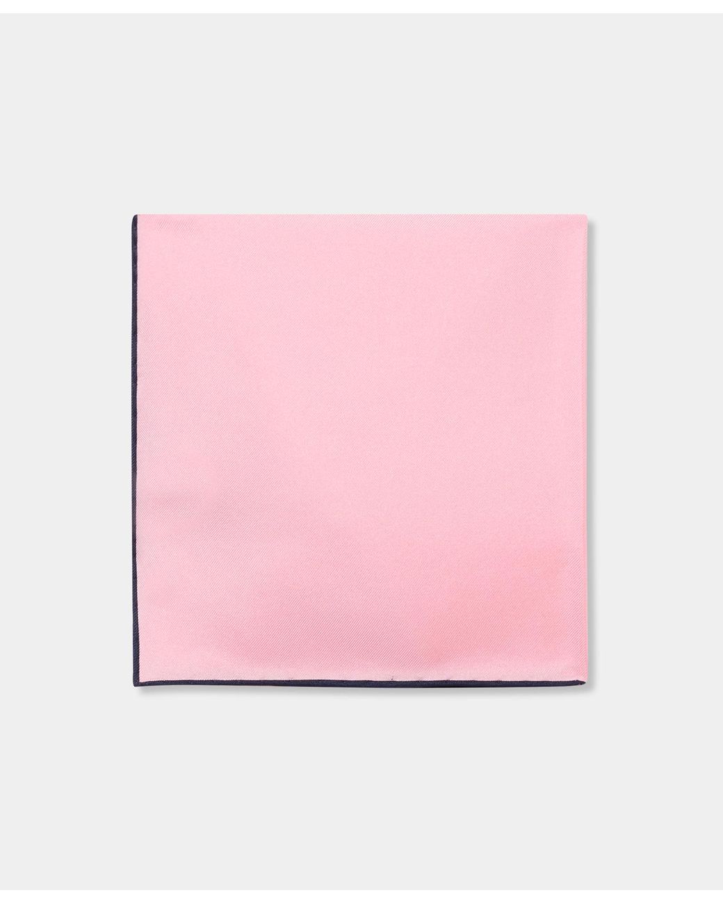 Brooks Brothers Pink Plain Silk Pochette for men