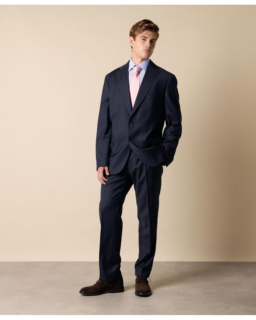 Brooks Brothers Blue Virgin Wool Blend Comfort Blazer for men