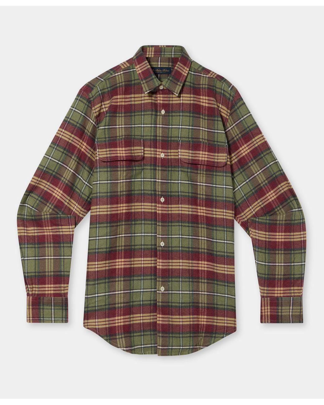 Brooks Brothers Multicolor Plaid Overshirt for men