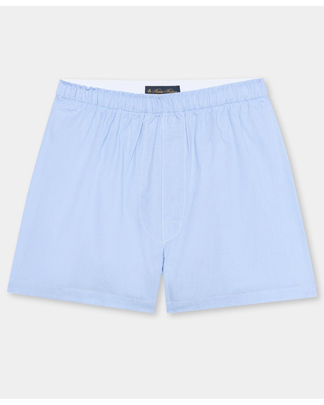 Brooks Brothers Blue Micro Check Boxer for men