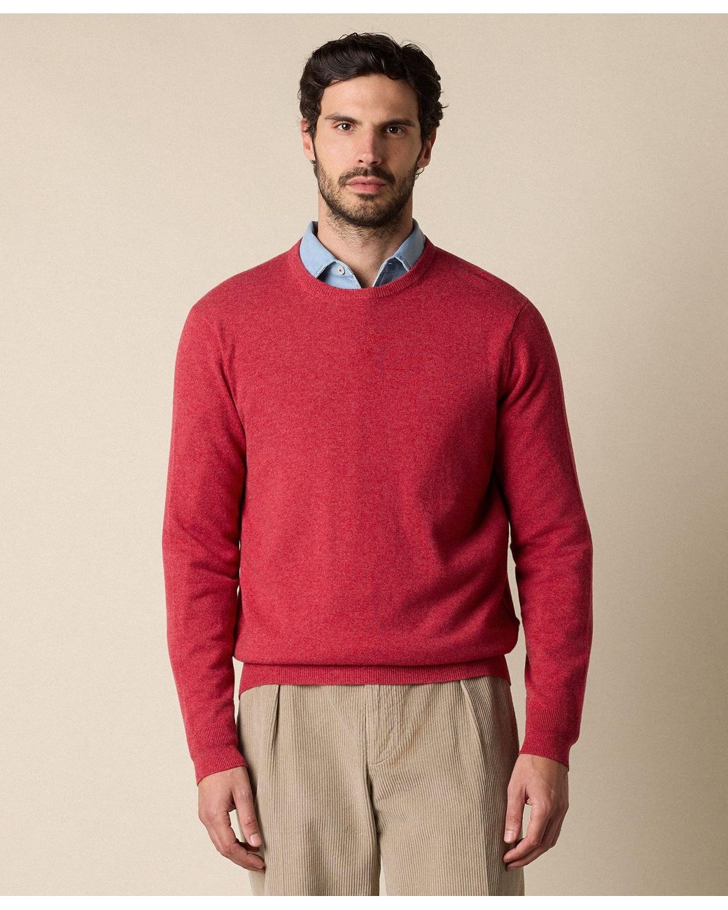 Brooks Brothers Red Cashmere Crewneck for men
