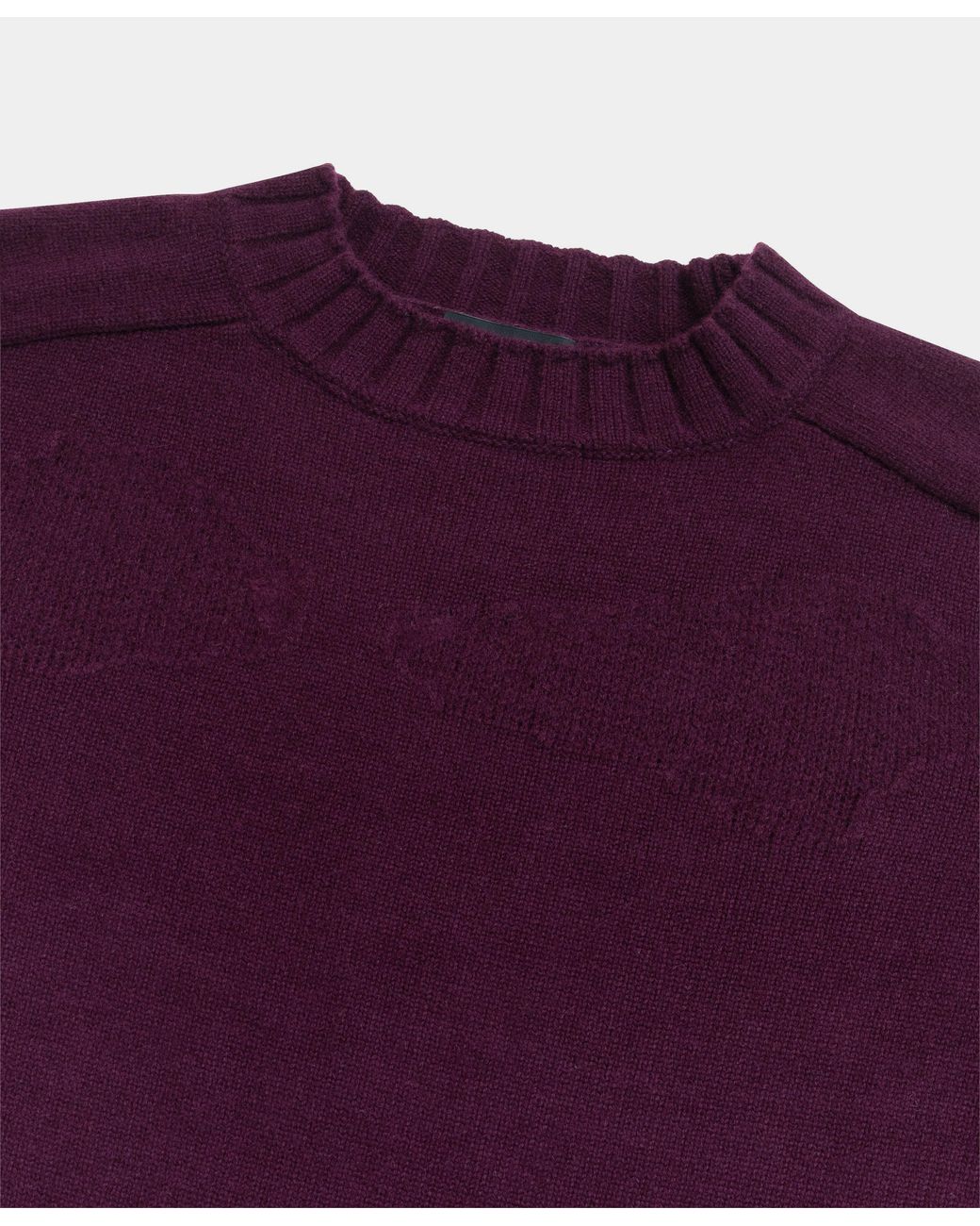 Brooks Brothers Purple Wool Mock-Neck Knit for men