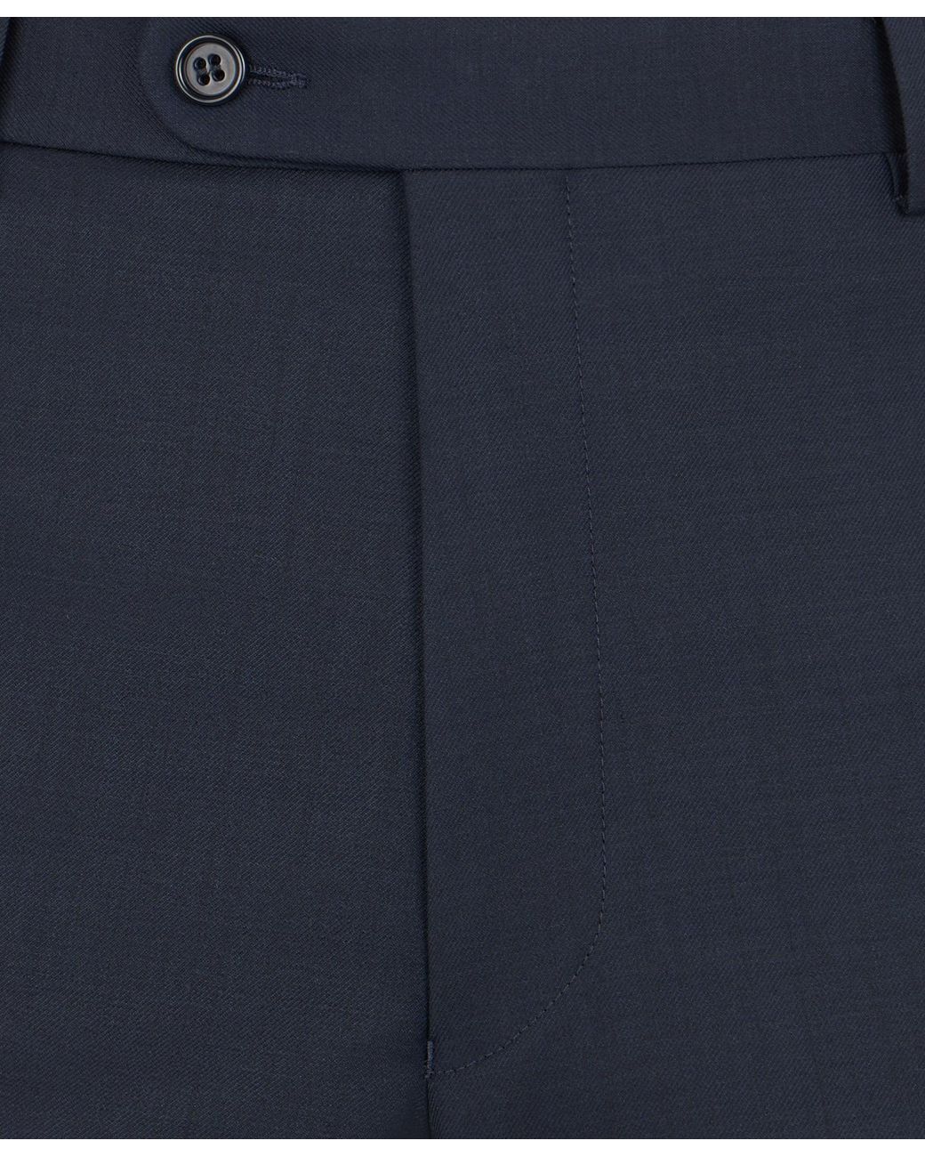 Brooks Brothers Blue Virgin Wool Trousers for men