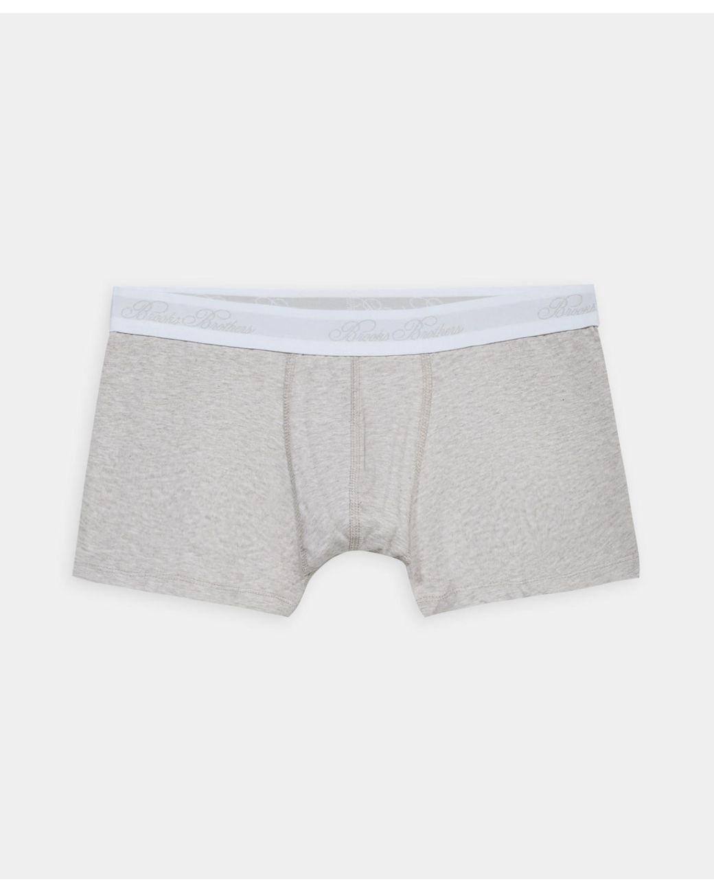 Brooks Brothers White Plain Cotton Boxer Briefs for men