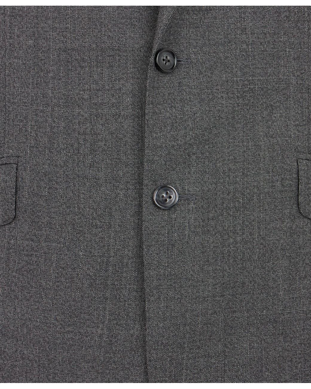 Brooks Brothers Gray Sharkskin Wool Suit for men